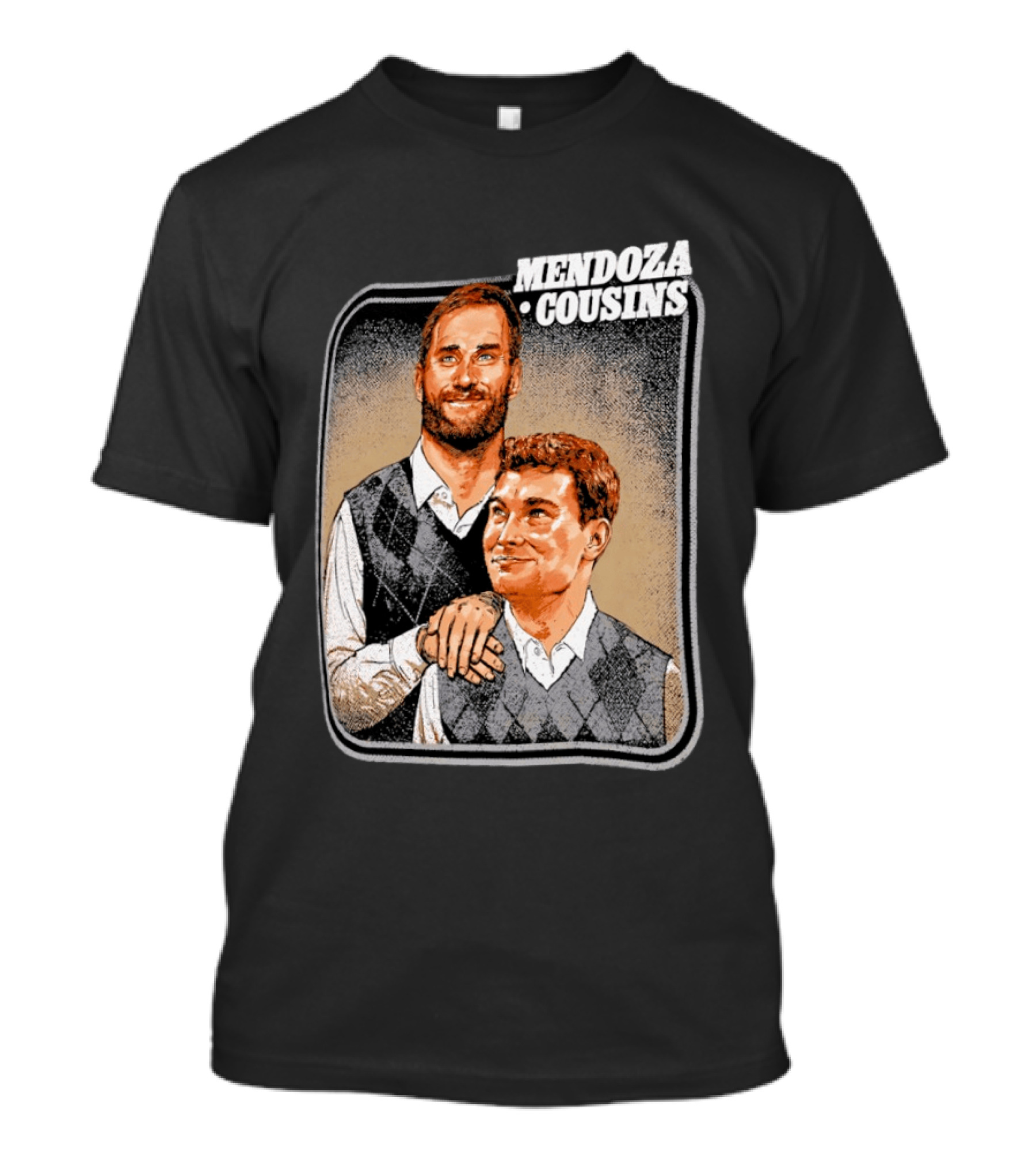 Mendoza Cousins Duo Sweater Vest Pairing T-Shirt