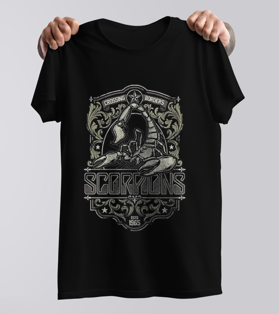 Scorpions Crossing Borders Wind Of Change Album T-Shirt