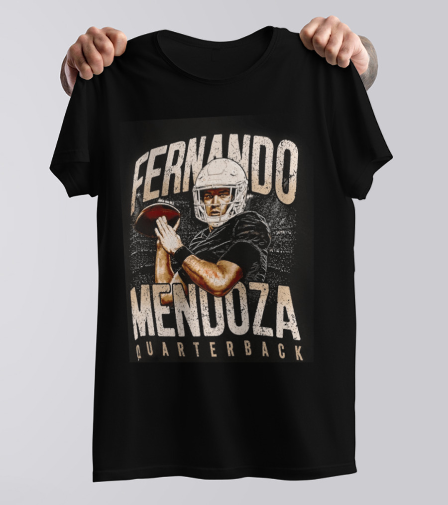 Fernando Mendoza Las Vegas Raiders Quarterback 2026 Draft T-Shirt