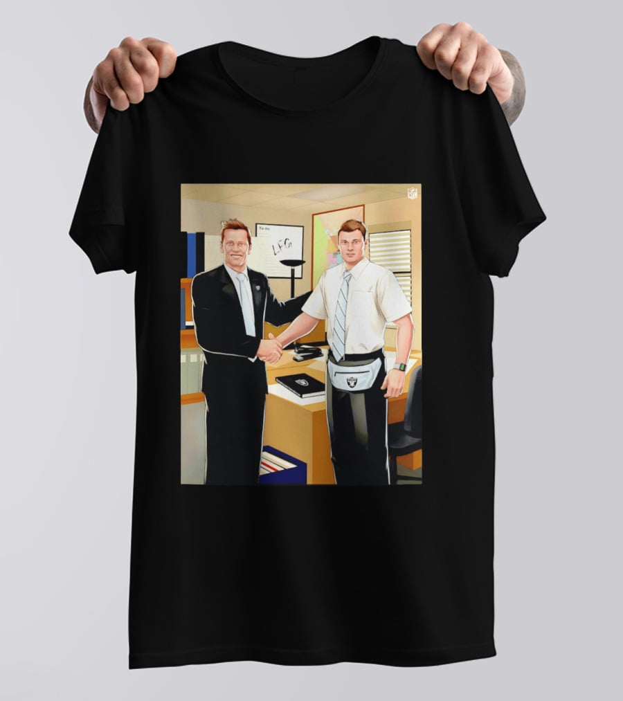 Fernando Mendoza Tom Brady Handshake NFL LFG Las Vegas Raiders T-Shirt