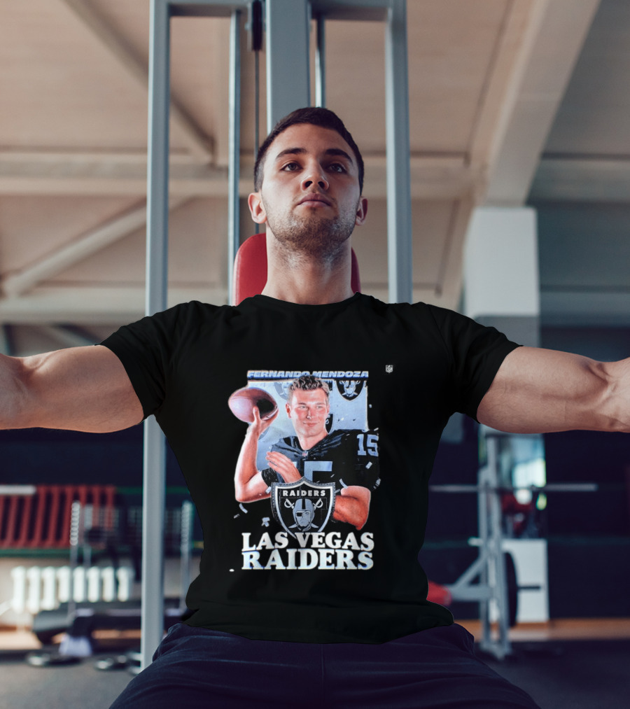 Fernando Mendoza Las Vegas Raiders Quarterback 2026 Mock Draft Prospect T-Shirt