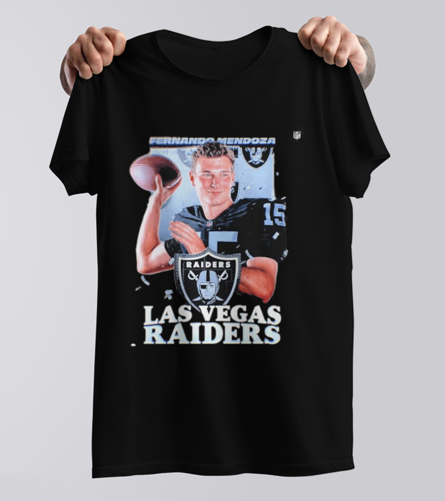 Fernando Mendoza Las Vegas Raiders Quarterback 2026 Mock Draft Prospect T-Shirt