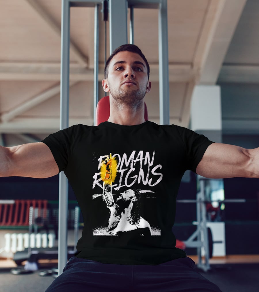 Roman Reigns WrestleMania 42 Champion 2026 Vegas Heavyweight T-Shirt