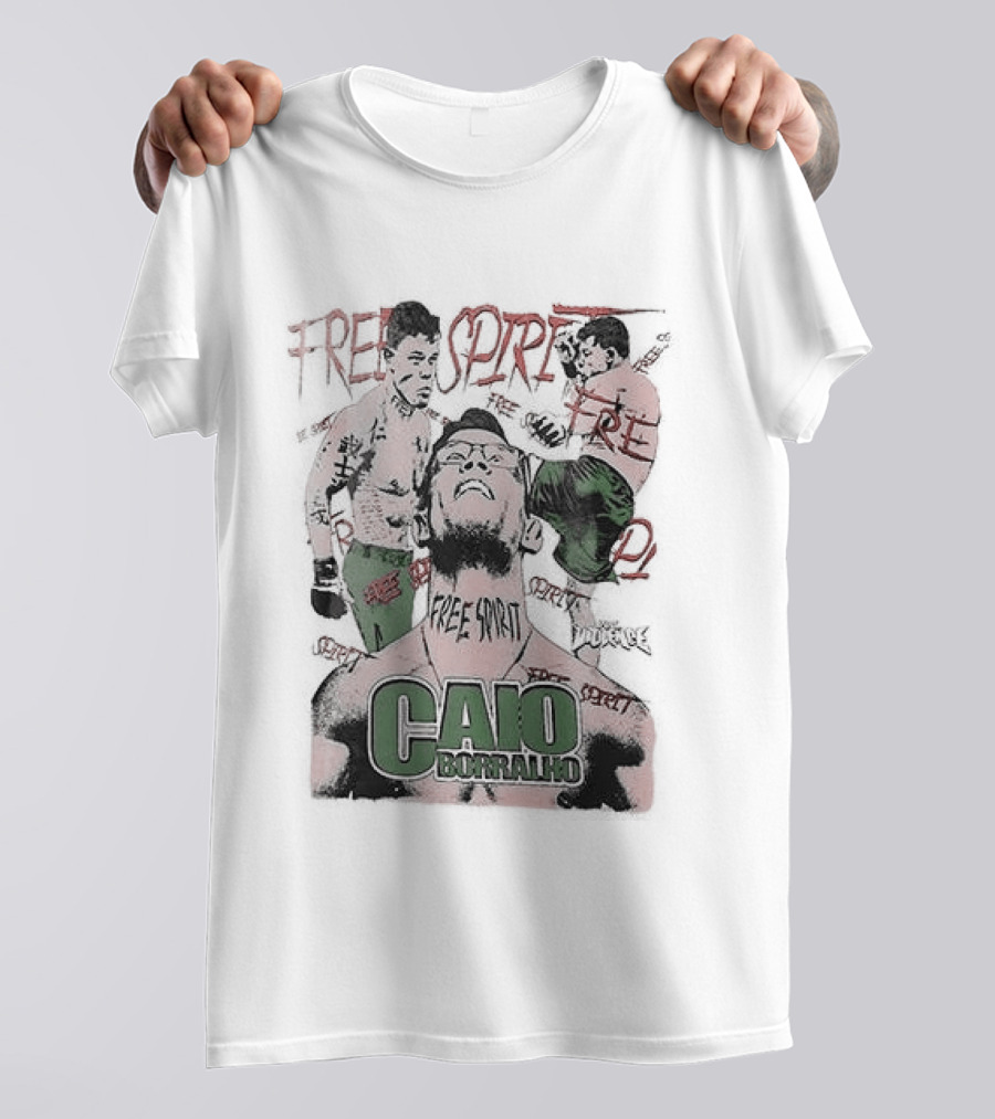 Caio Borralho Free Spirit MMA Fighter Full Violence T-Shirt