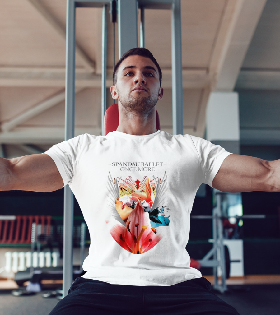 Spandau Ballet Once More Floral Abstract Wings T-Shirt