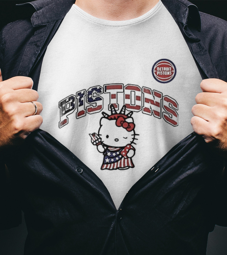Golden State Warriors X Hello Kitty Independence Day Party Like It’s 1776 T-Shirt