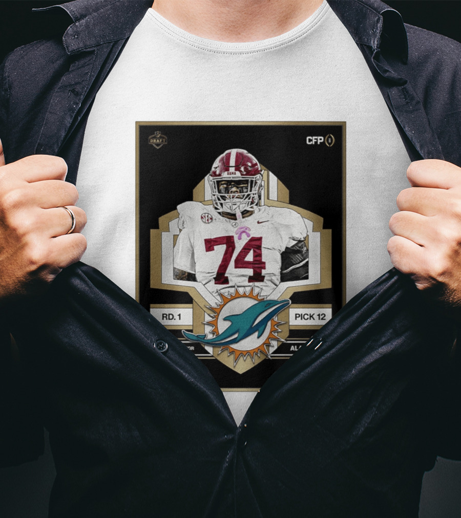 Kadyn Proctor Alabama Crimson Tide Pick 12 Draft 2026 T-Shirt