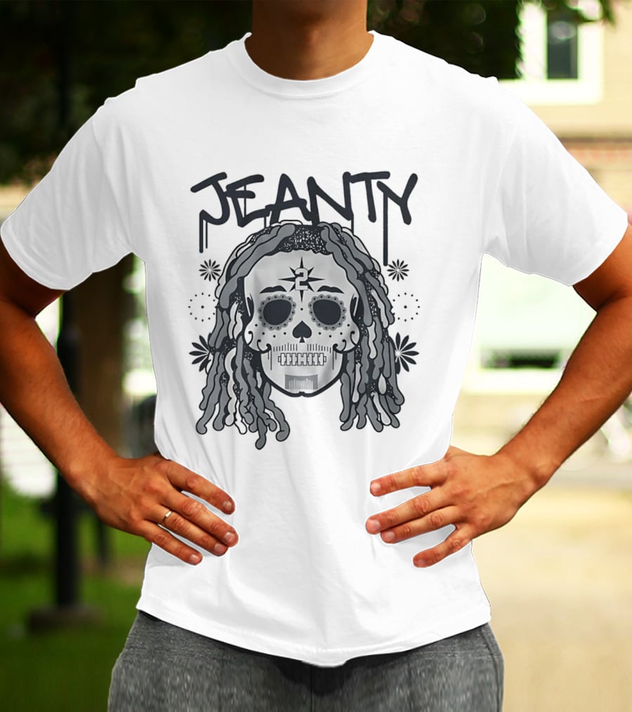 Las Vegas Jeanty Number 2 Sugar Skull Remix T-Shirt