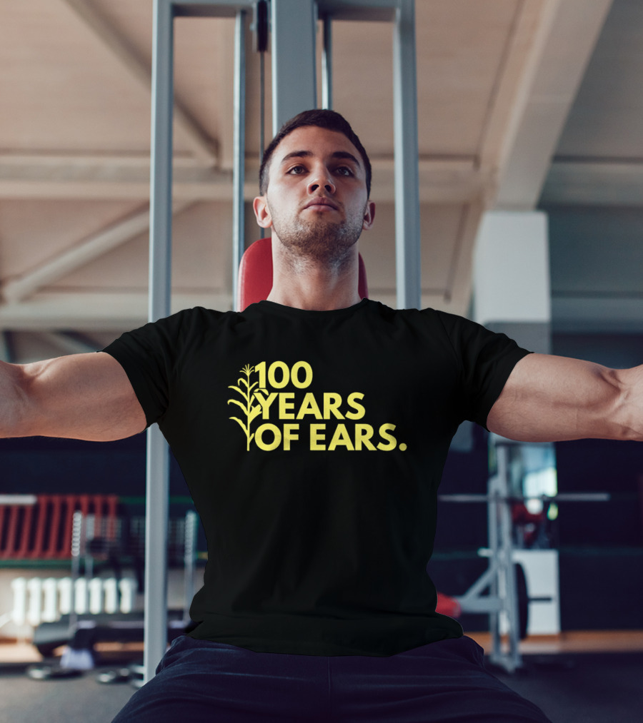 100 Years Of Ears Corn Stalk Centenary Celebration T-Shirt
