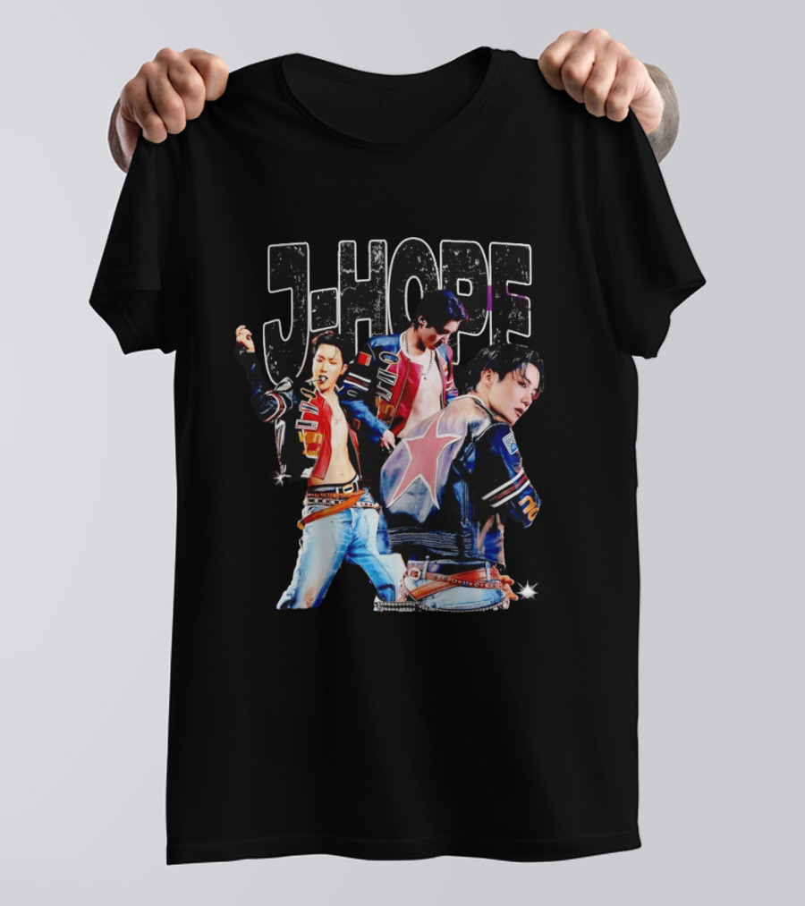 J Hope Korean Pop Star Vintage Jacket Aesthetic T-Shirt