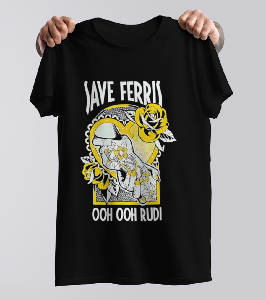 Save Ferris Ooh Ooh Rudi Rose T-Shirt