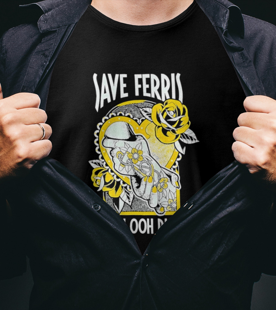 Save Ferris Ooh Ooh Rudi Rose T-Shirt