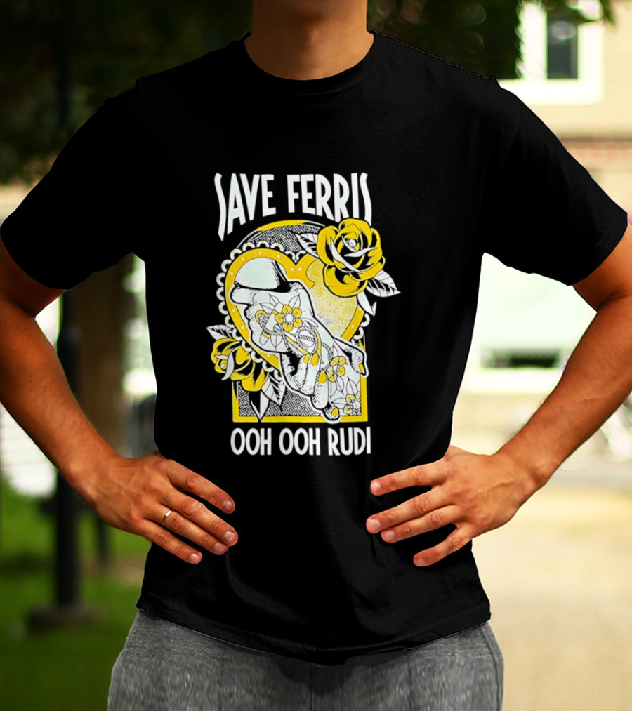 Save Ferris Ooh Ooh Rudi Rose T-Shirt
