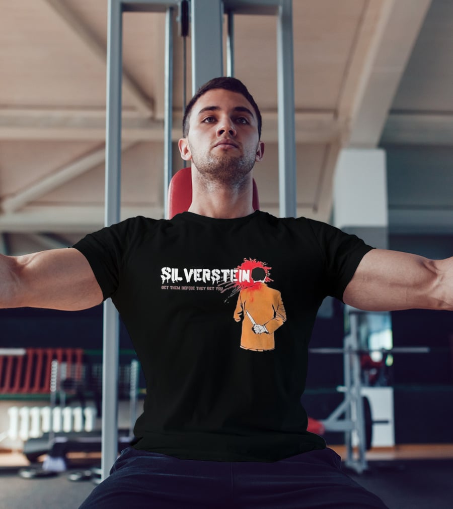 Silverstein Get Them Before They Get You Knife And Bloodstain T-Shirt