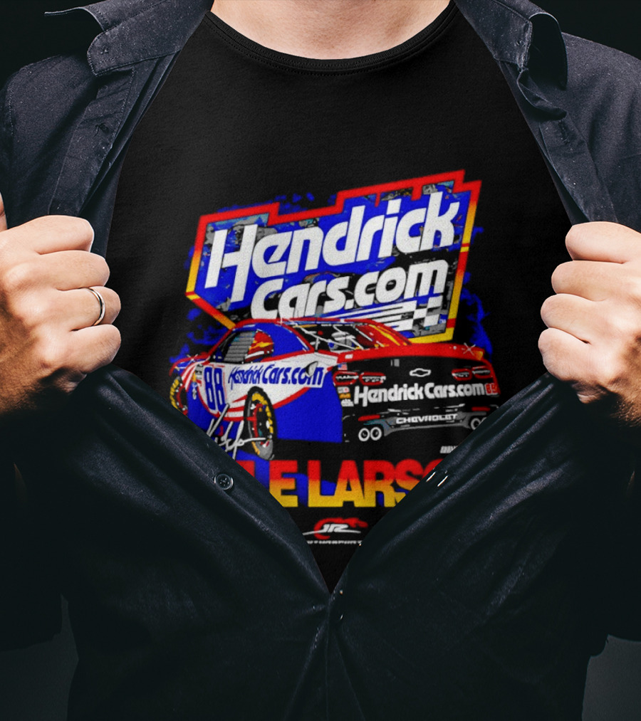 Kyle Larson HendrickCars.com No 88 Chevrolet Camaro SS Racing T-Shirt