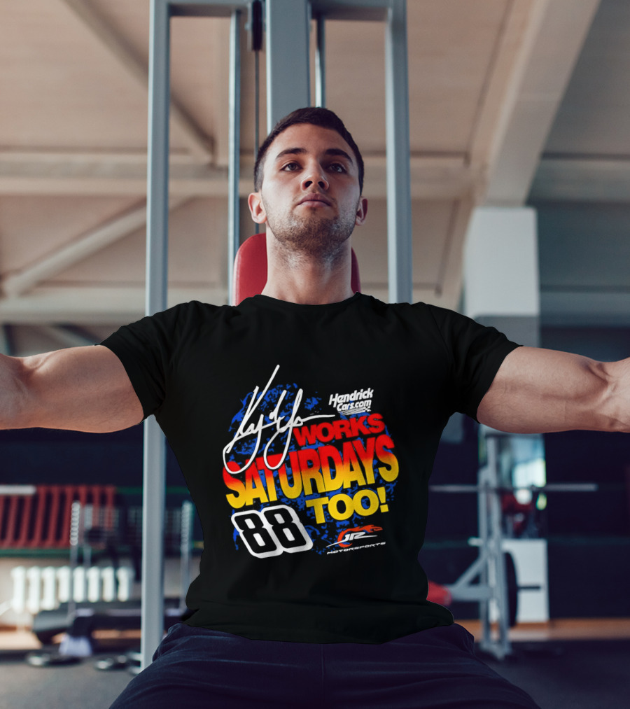 Kyle Larson JR Motorsports Saturdays Too No 88 Chevrolet Camaro SS T-Shirt
