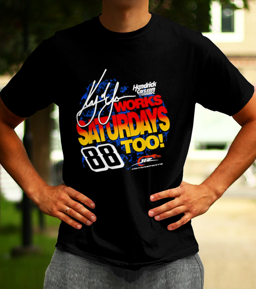 Kyle Larson JR Motorsports Saturdays Too No 88 Chevrolet Camaro SS T-Shirt