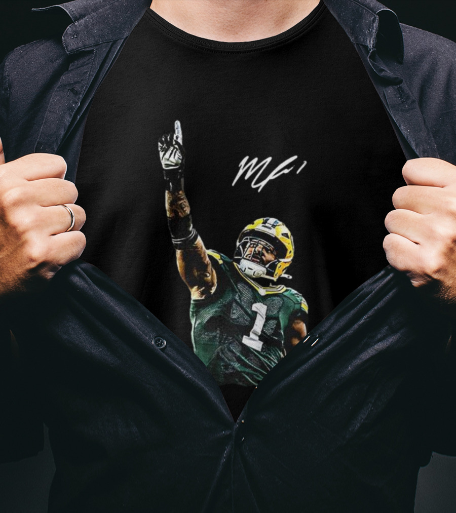 Micah Parsons Green Bay Packers One Up MF Signature T-Shirt