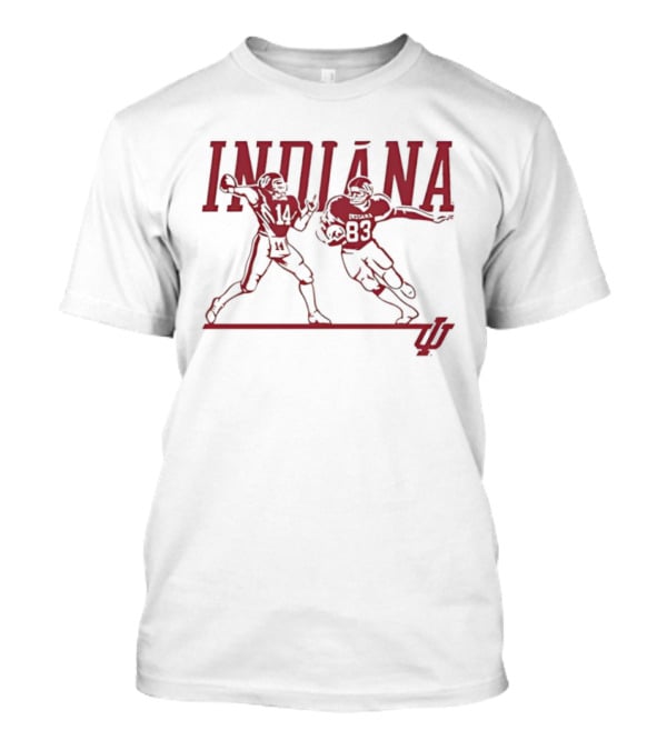 Indiana Football 1983 Players Number 14 And 83 T-Shirt