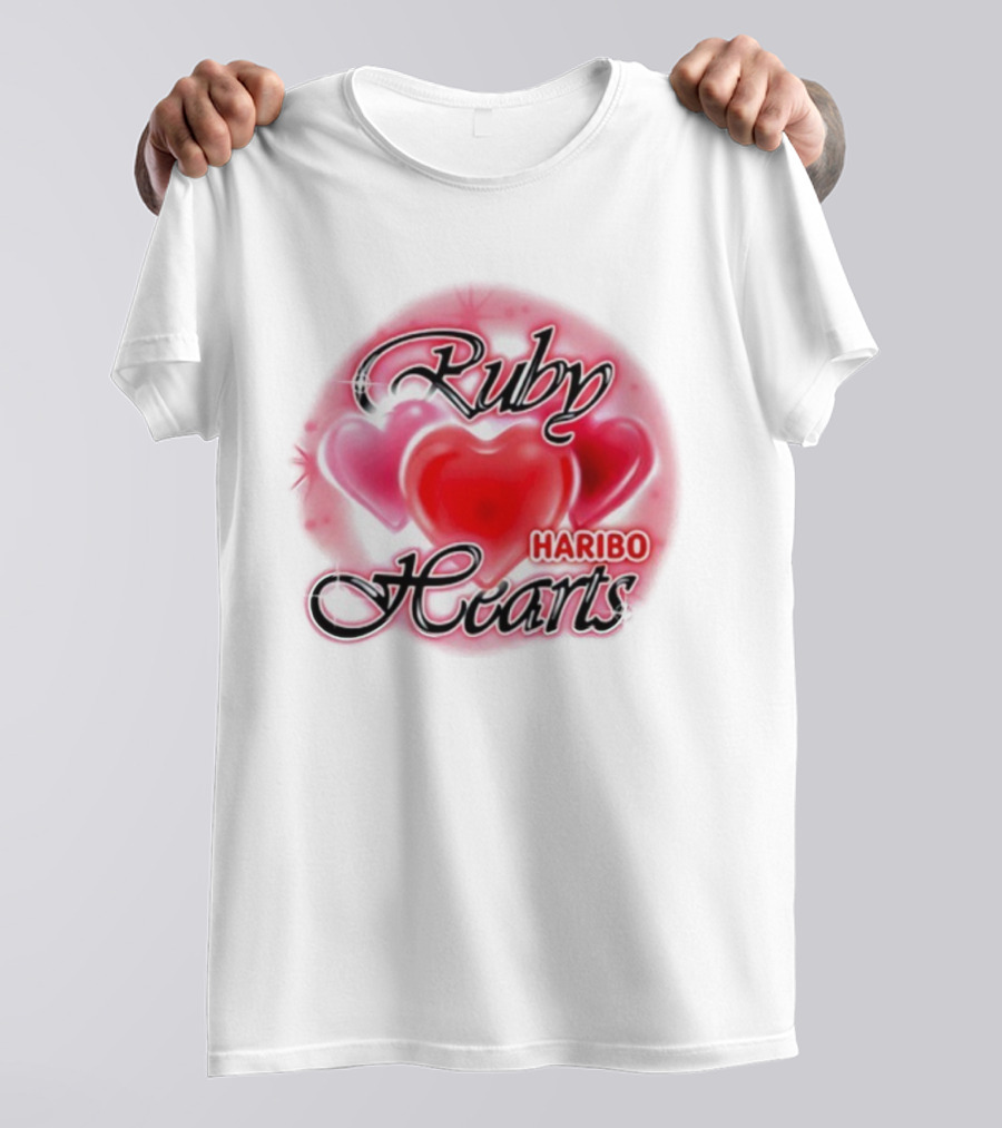 Jennie X Haribo Ruby Hearts T-Shirt