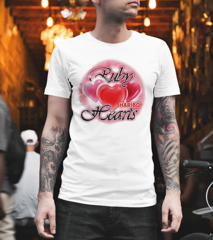 Jennie X Haribo Ruby Hearts T-Shirt