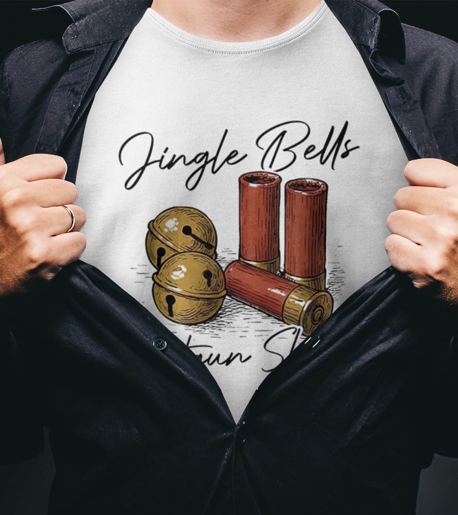 Jingle Bells Shotgun Shells Christmas T-Shirt