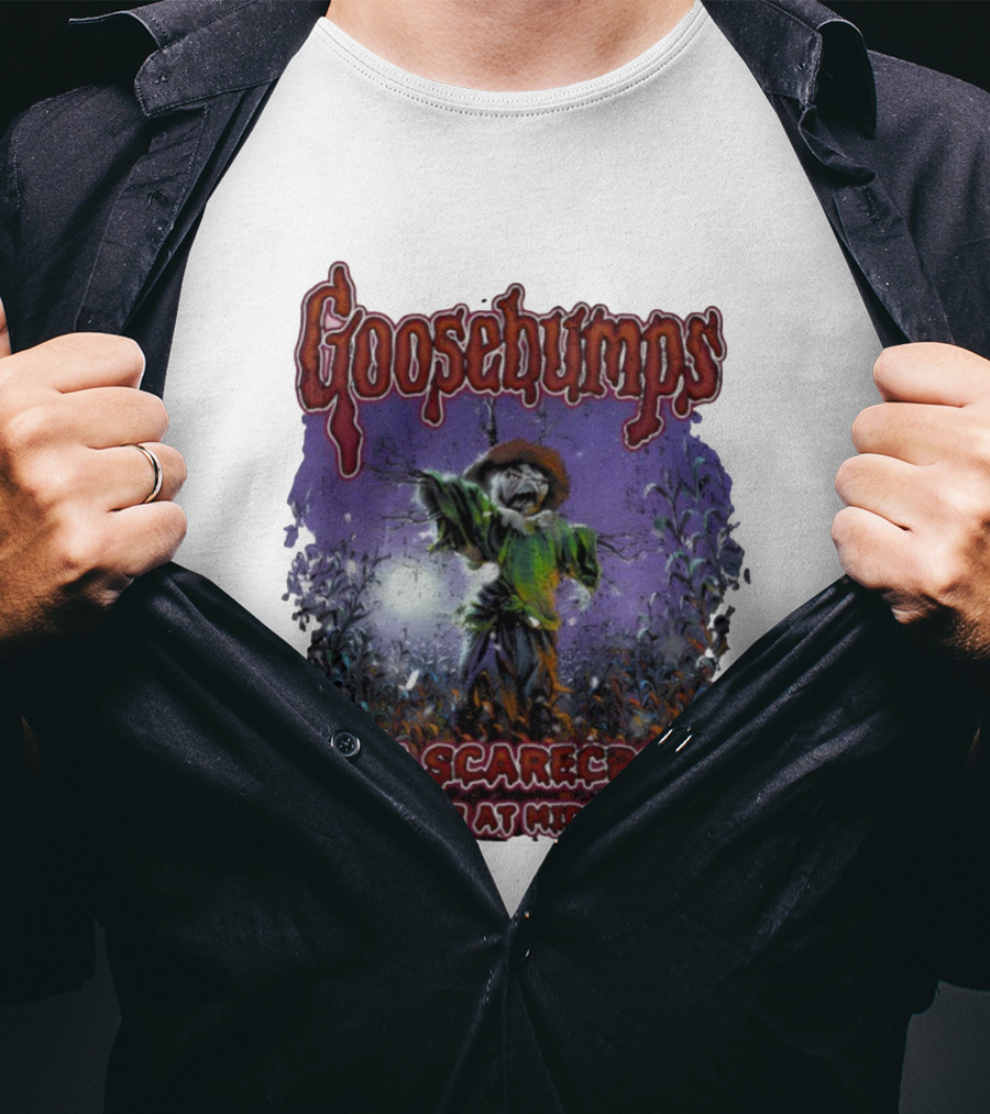 Goosebumps The Scarecrow Walks At Midnight Creepy Horror Collection T-Shirt