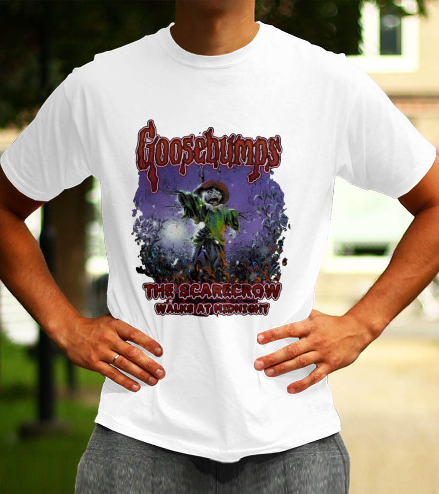 Goosebumps The Scarecrow Walks At Midnight Creepy Horror Collection T-Shirt