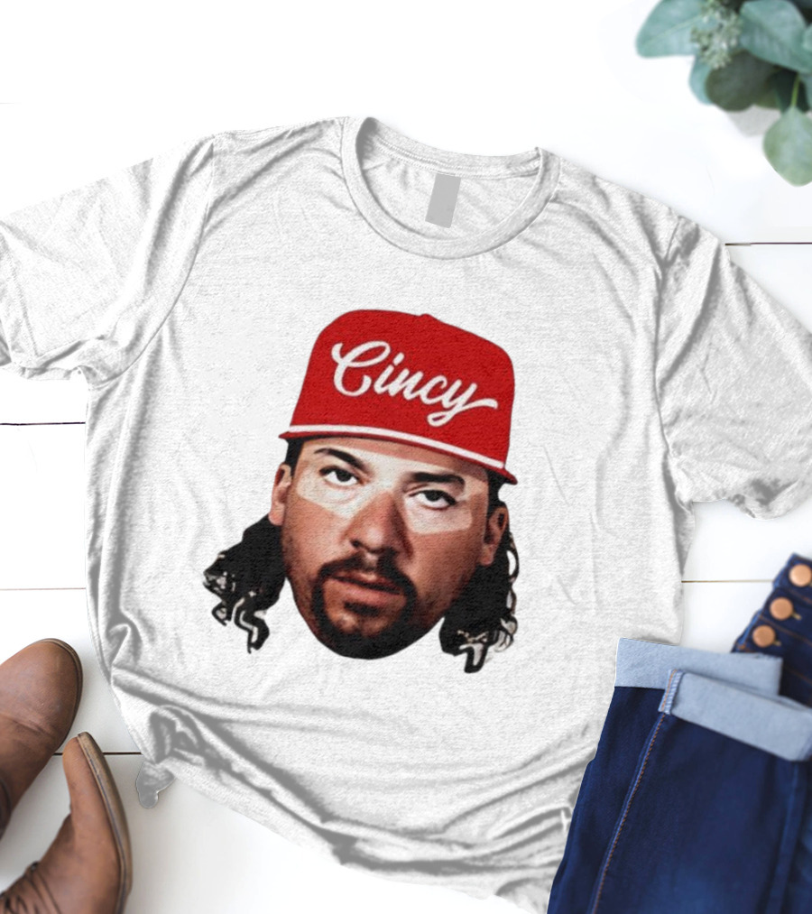 Kenny Powers Cincy Red Cap Character Portrait T-Shirt