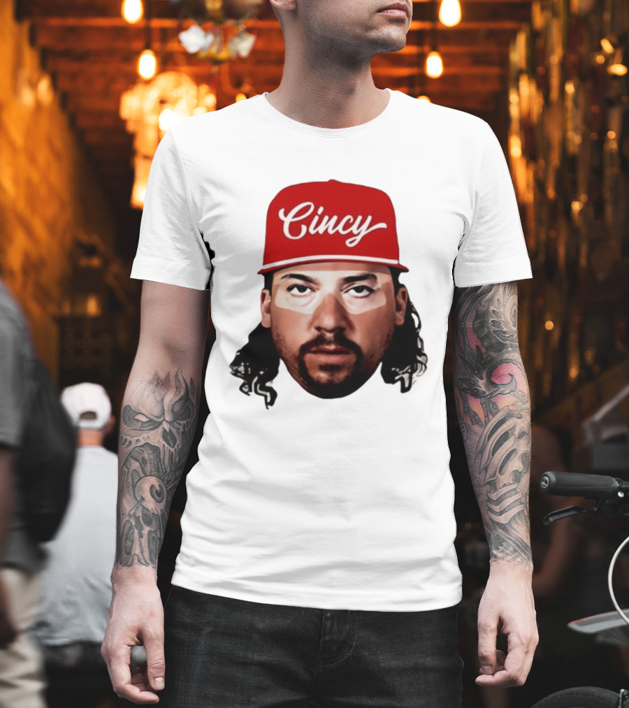 Kenny Powers Cincy Red Cap Character Portrait T-Shirt