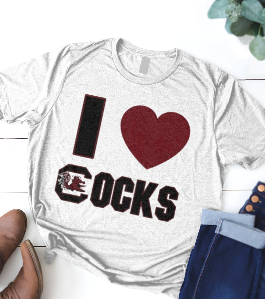 South Carolina Gamecocks I Heart Cocks T-Shirt