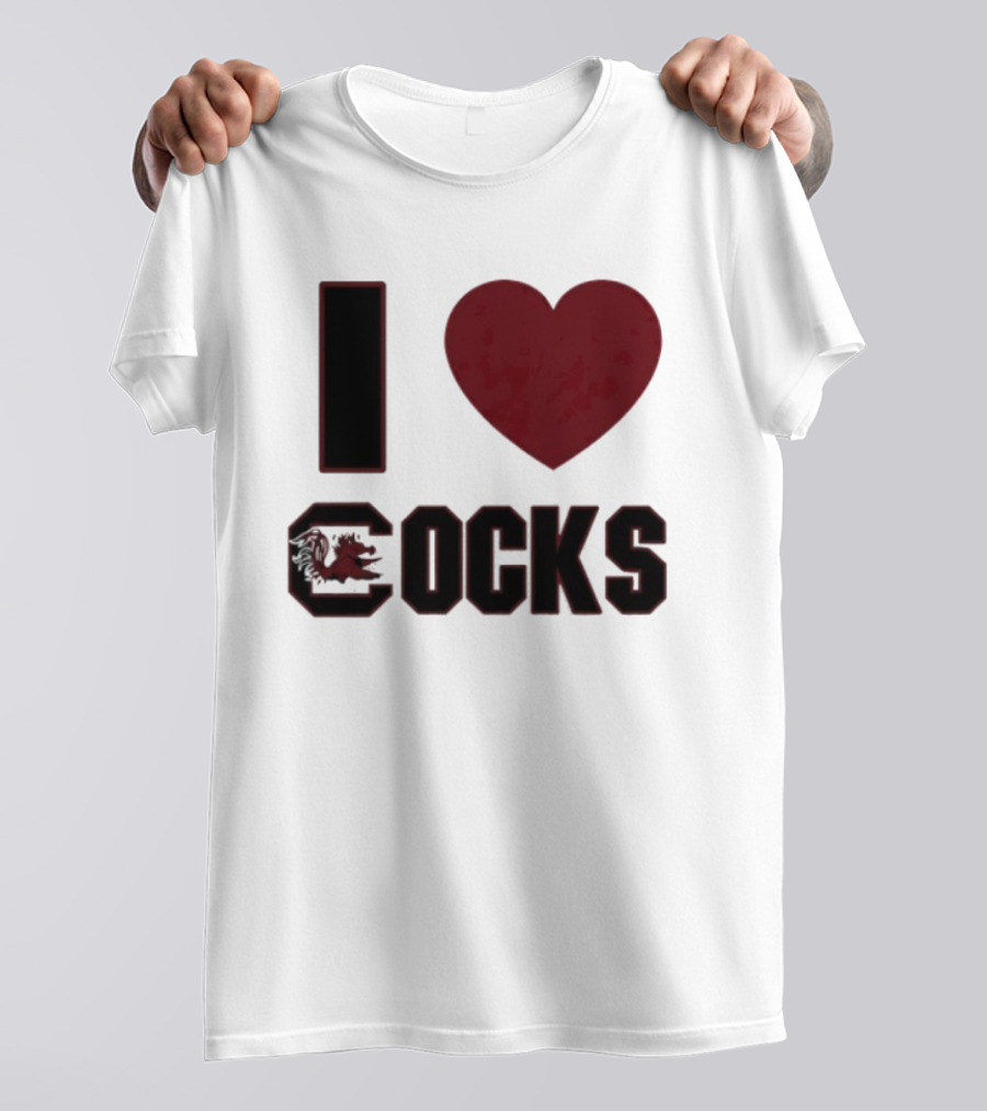 South Carolina Gamecocks I Heart Cocks T-Shirt