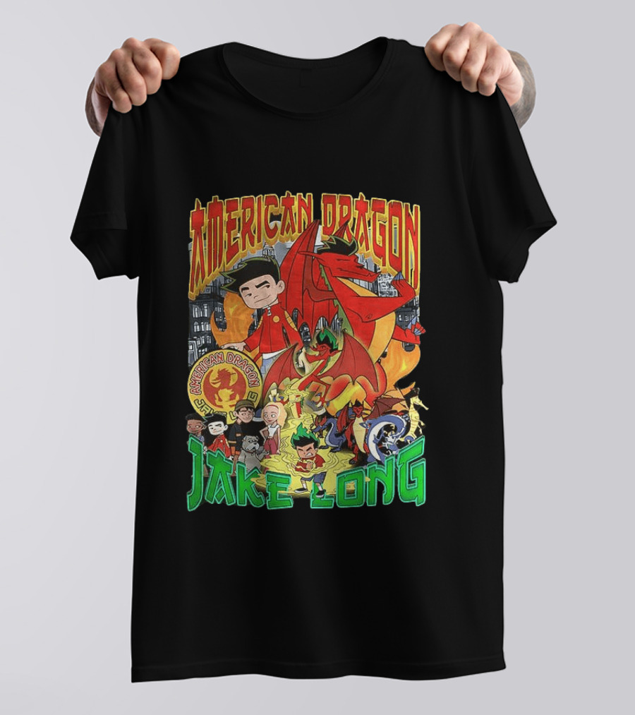 American Dragon Jake Long Disney Characters Cartoon Series Fan Favorite T-Shirt