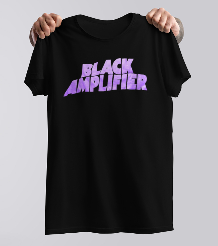 Black Amplifier Purple T-Shirt