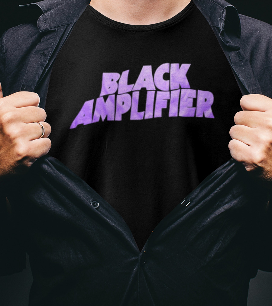 Black Amplifier Purple T-Shirt