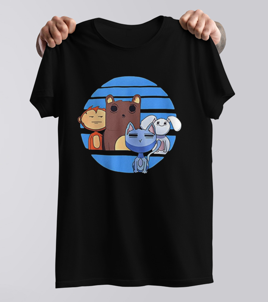 Final Destination Bloodlines Cartoon Animals Bobby Campbell Owen Joyner T-Shirt