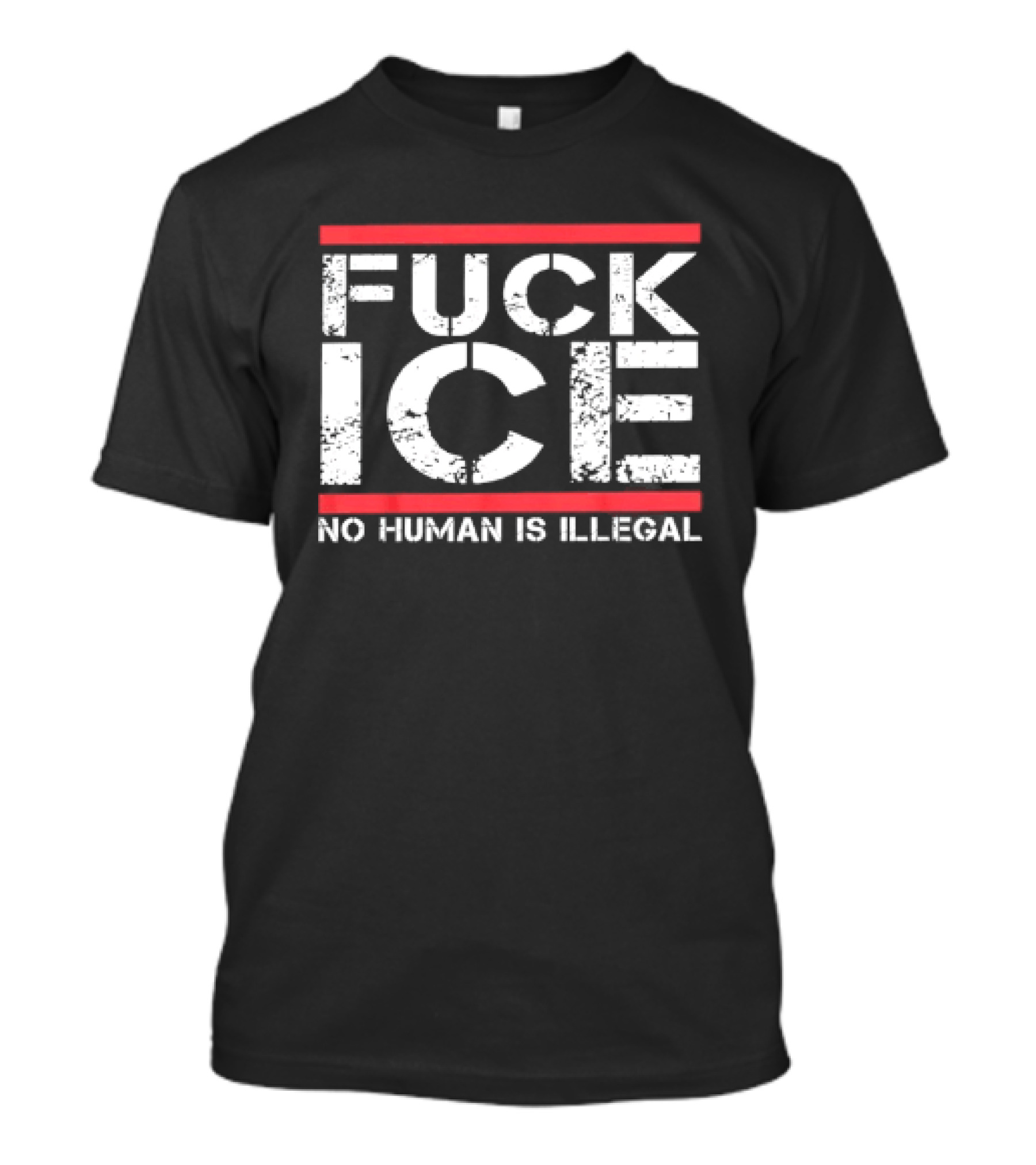 Fuck Ice No Human Is Illegal T-Shirt