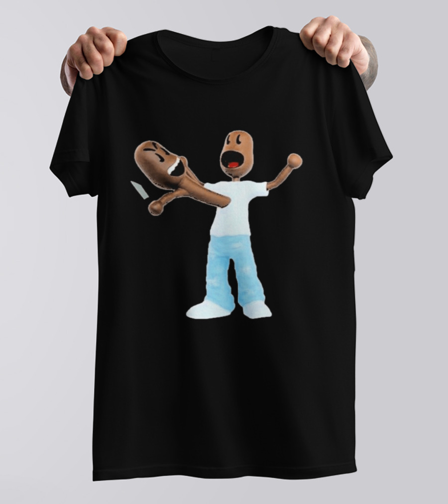 Kid Cudi Scotty Ramon Versus Cartoon Characters Clash T-Shirt