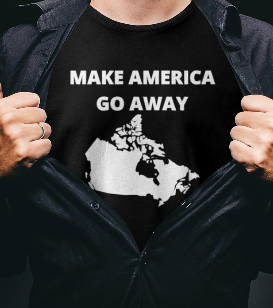 Make America Go Away Map Canada T-Shirt