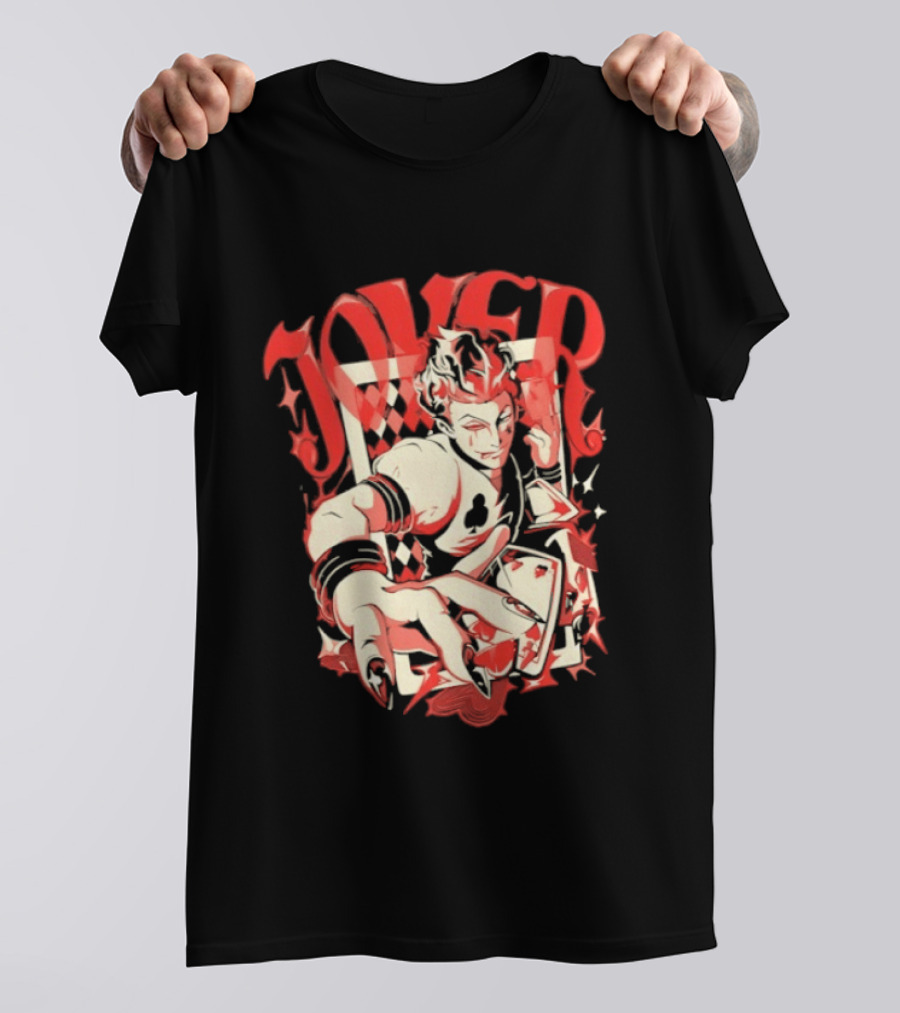 Joker Playing Cards Phantom 4 Hearts T-Shirt