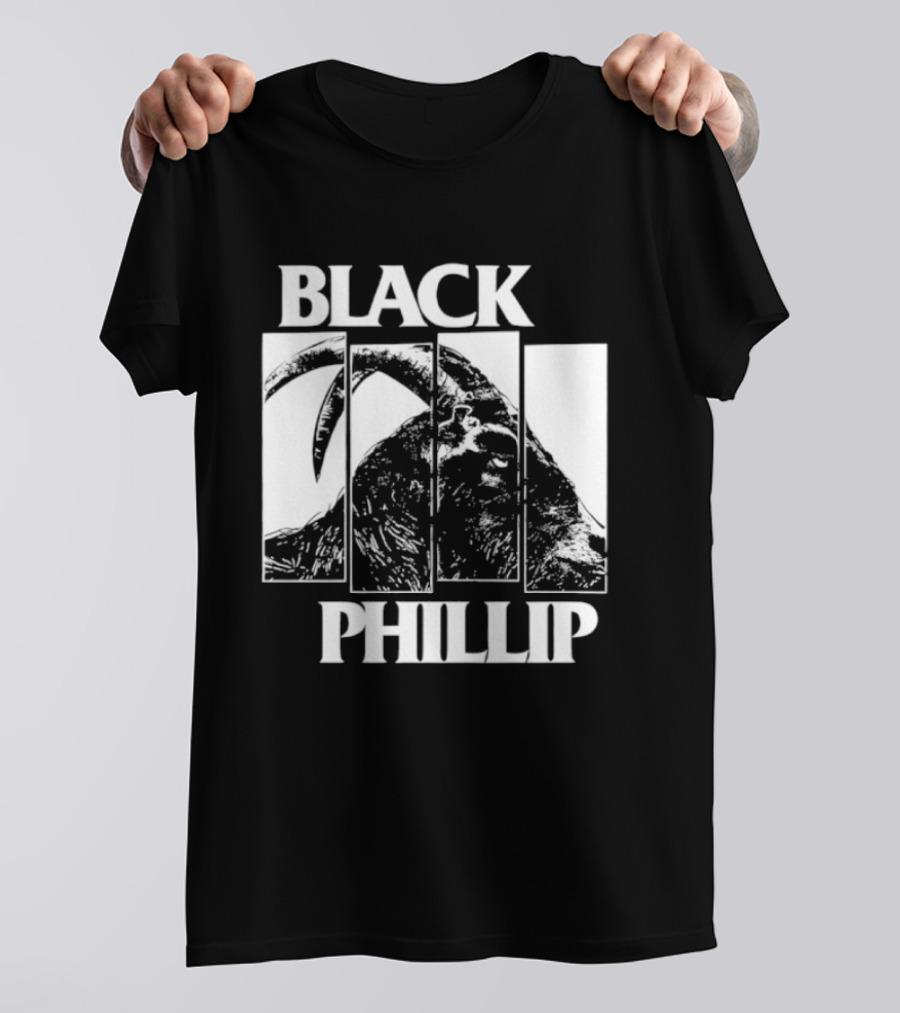 Black Phillip The Witch Goat Black Flag T-Shirt