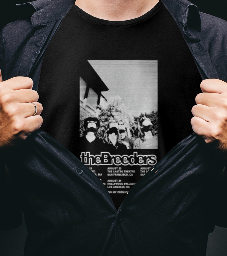 The Breeders 2026 Tour With Eindhoven Dublin Amsterdam Paris London Dates T-Shirt