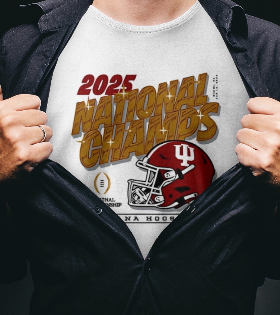2025 National Champs Indiana Hoosiers Football Champions T-Shirt