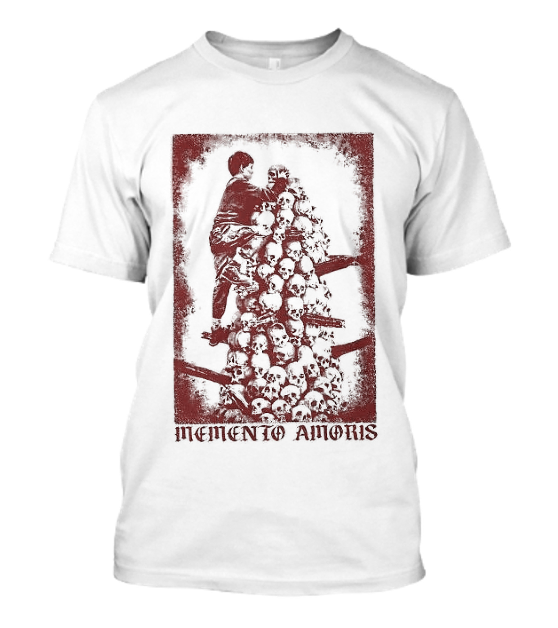 Memento Amoris Gothic Horror Skeleton Climber T-Shirt