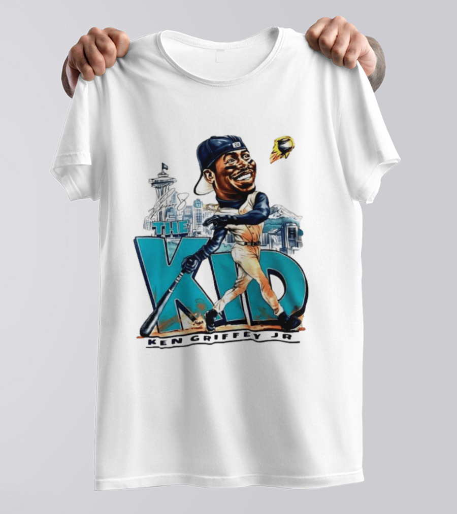 Ken Griffey Jr. The Kid Seattle Baseball Legend T-Shirt