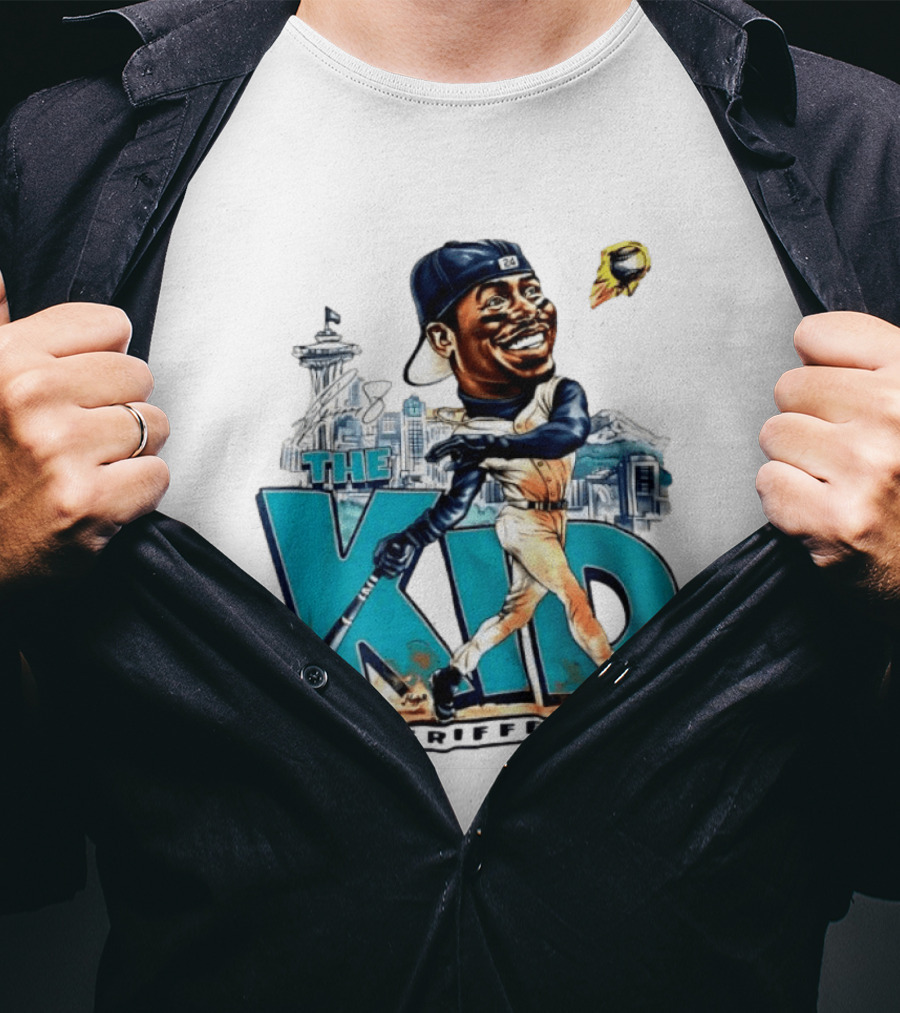 Ken Griffey Jr. The Kid Seattle Baseball Legend T-Shirt