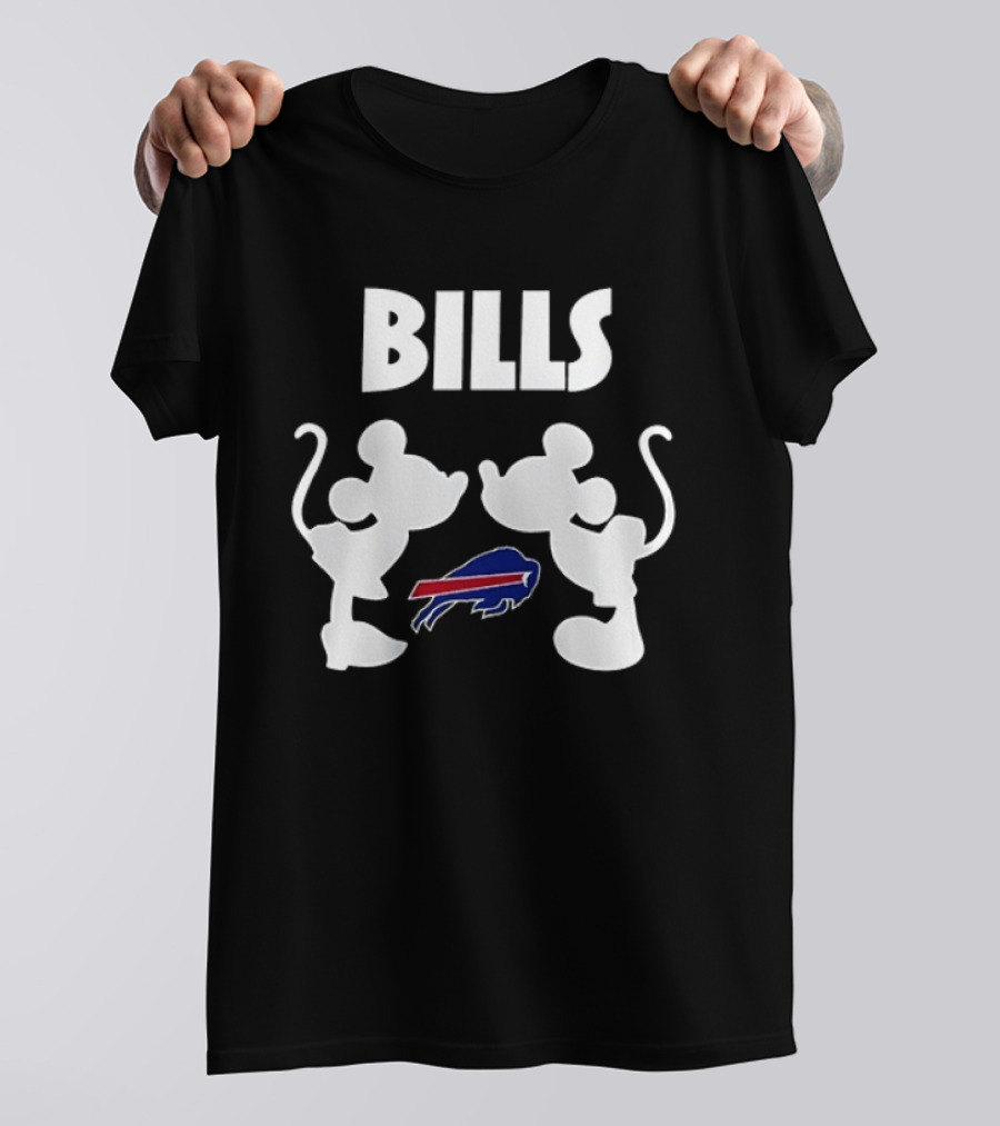 Buffalo Bills Mickey Mouse Valentine Day Together 20 T-Shirt