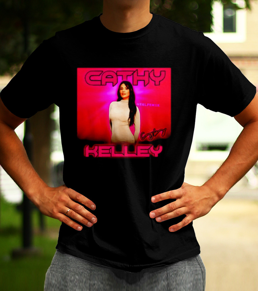 Cathy Kelley HEELFEMIX Pink T-Shirt