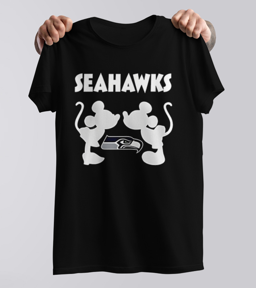 Seattle Seahawks Valentine Mickey Mouse 20 T-Shirt