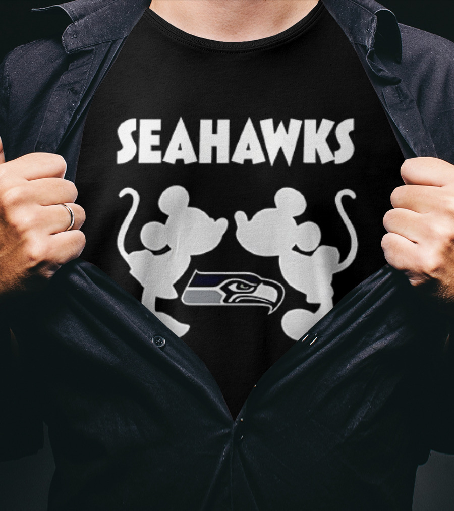 Seattle Seahawks Valentine Mickey Mouse 20 T-Shirt